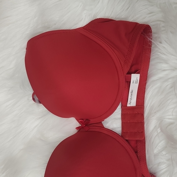 Ambrielle Full Coverage Lightly Lined T-Shirt Bra in Flame red - Picture 7 of 7
